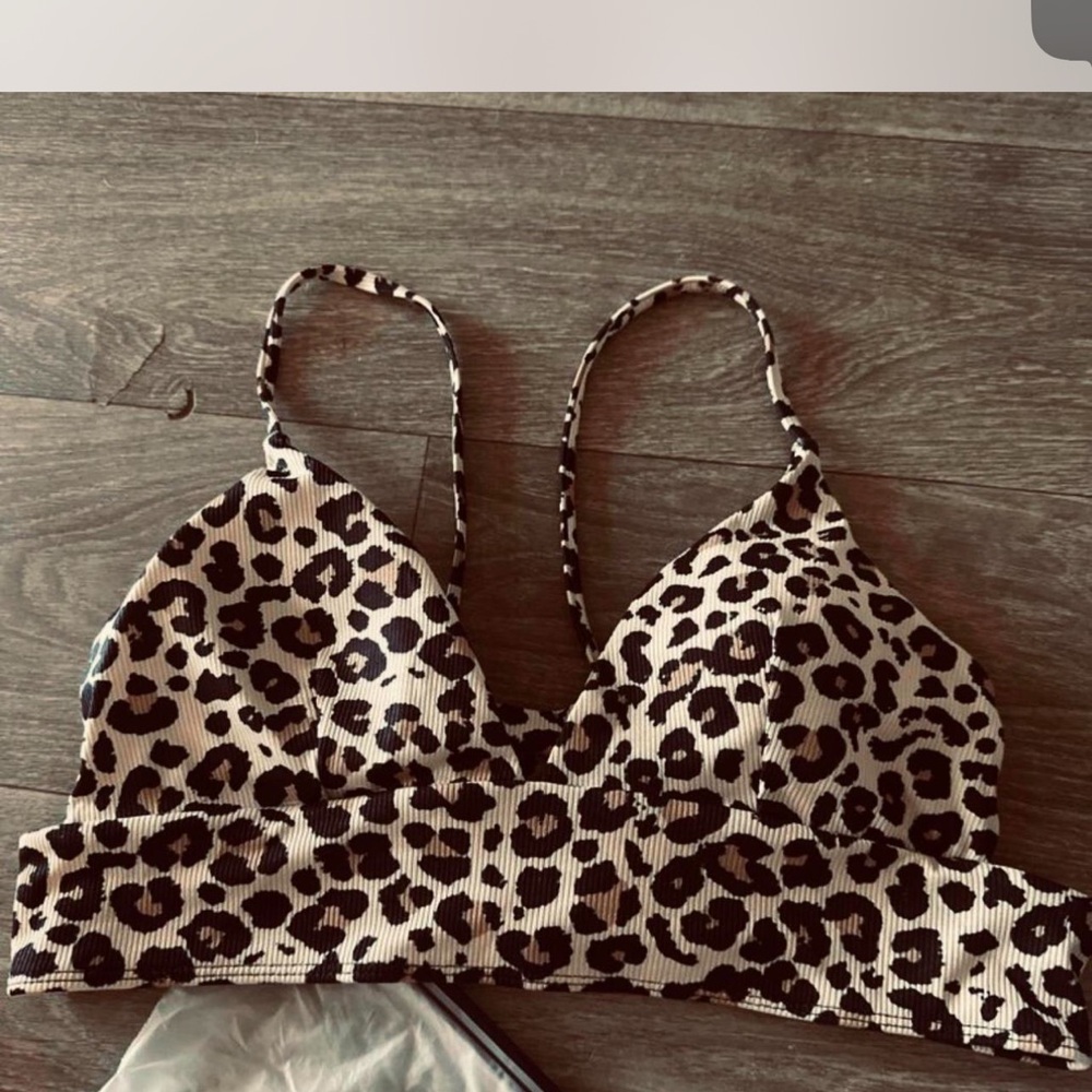 Leopard Print Bikini top